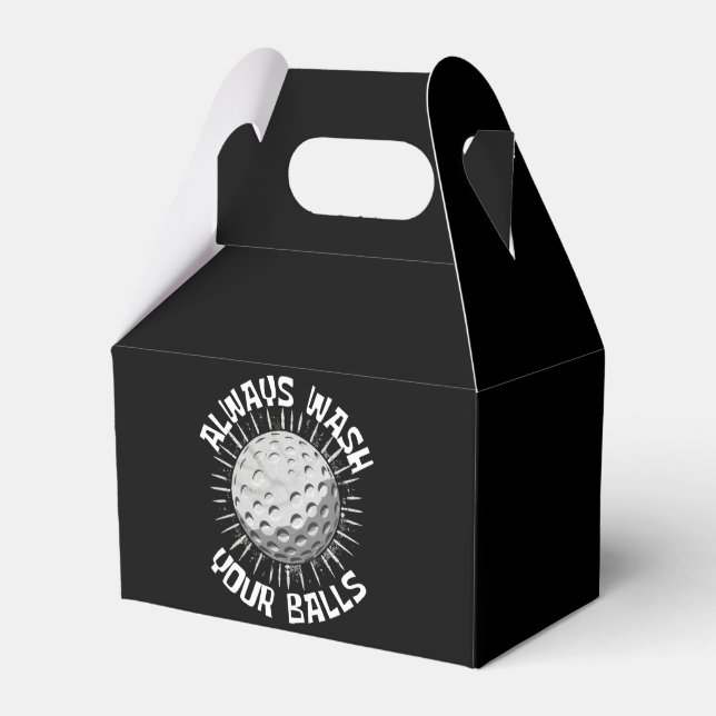 Funny-golf Favor Boxes (Front Side)
