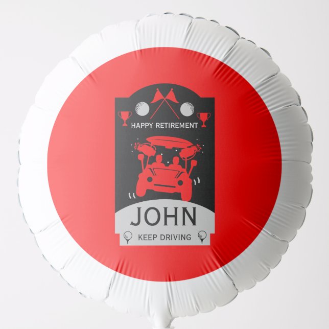 Funny Golf Gift For Beginners Balloon (Front)