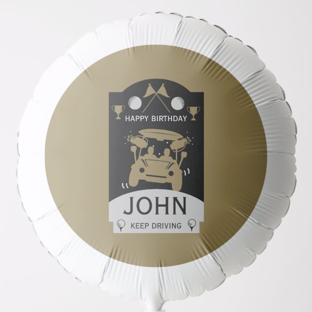 Funny Golf Gift For Beginners Balloon (Front)