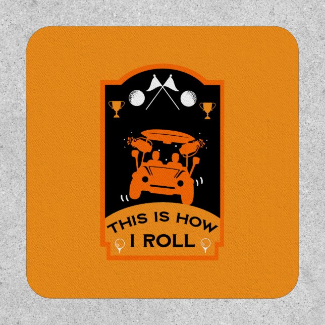 Funny Golf Gift For Beginners Patch (Front)