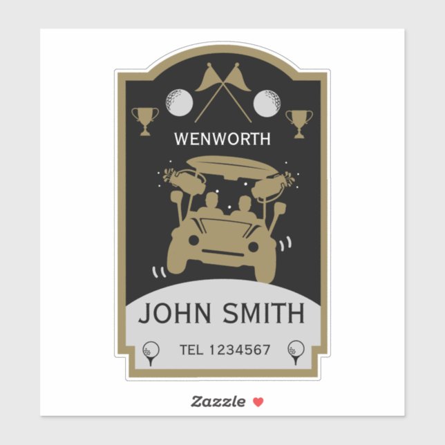 Funny Golf Gift For Beginners Sticker (Sheet)