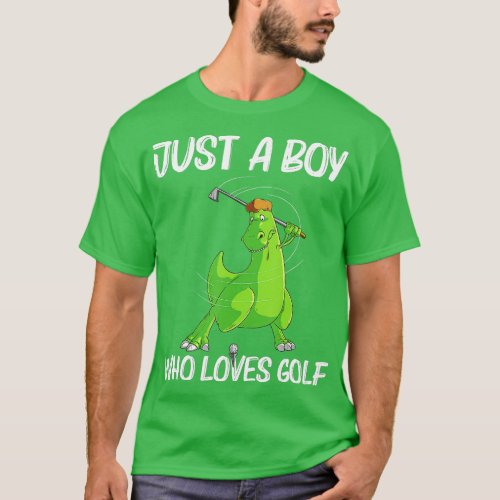 Funny Golf Gift For Boys Kids Golf Field Game Golf T_Shirt