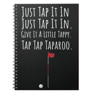 Funny Golf Gifts Golfer Humor Joke Notebook