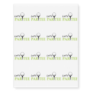 Funny Golf Gifts Talk Birdie To Me Cool Temporary Tattoos