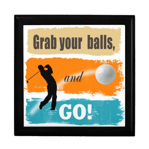Funny Golf Grab Your Balls ID963 Gift Box