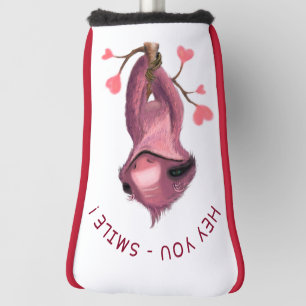 Funny Golf Head Cover Playful Sloth - Smile