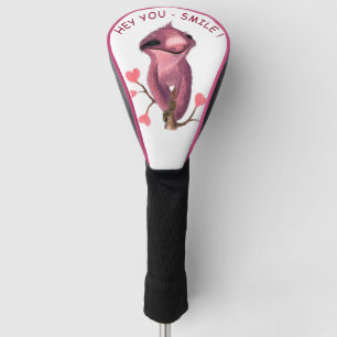 Funny Golf Head Cover with Playful Sloth Smile