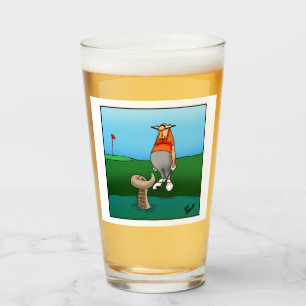 Funny Golf Humor Beer Glass Gift