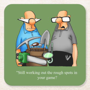 Funny Golf Humor Coaster Gift
