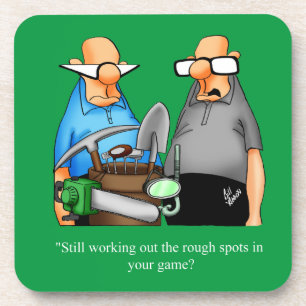 Funny Golf Humor Coaster Set Gift