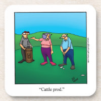 Funny Golf Humor Coaster Set Golf Gift