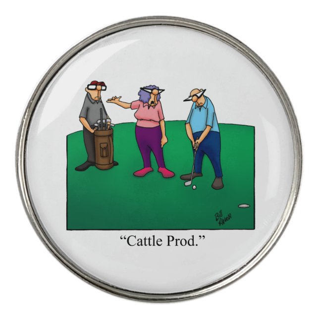 Funny Golf Humor Golf Ball Markers (Front)