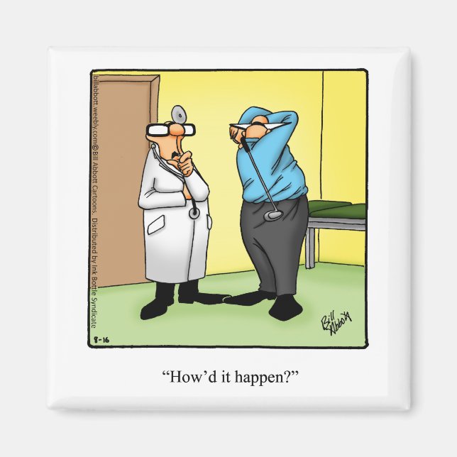 Funny Golf Humor Magnet (Front)