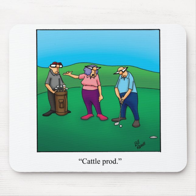 Funny Golf Humor Mouse Pad (Front)