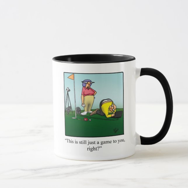 Funny Golf Humor Mug (Right)