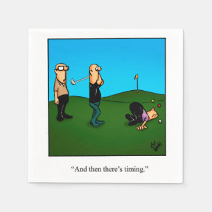 Funny Golf Humor Napkins