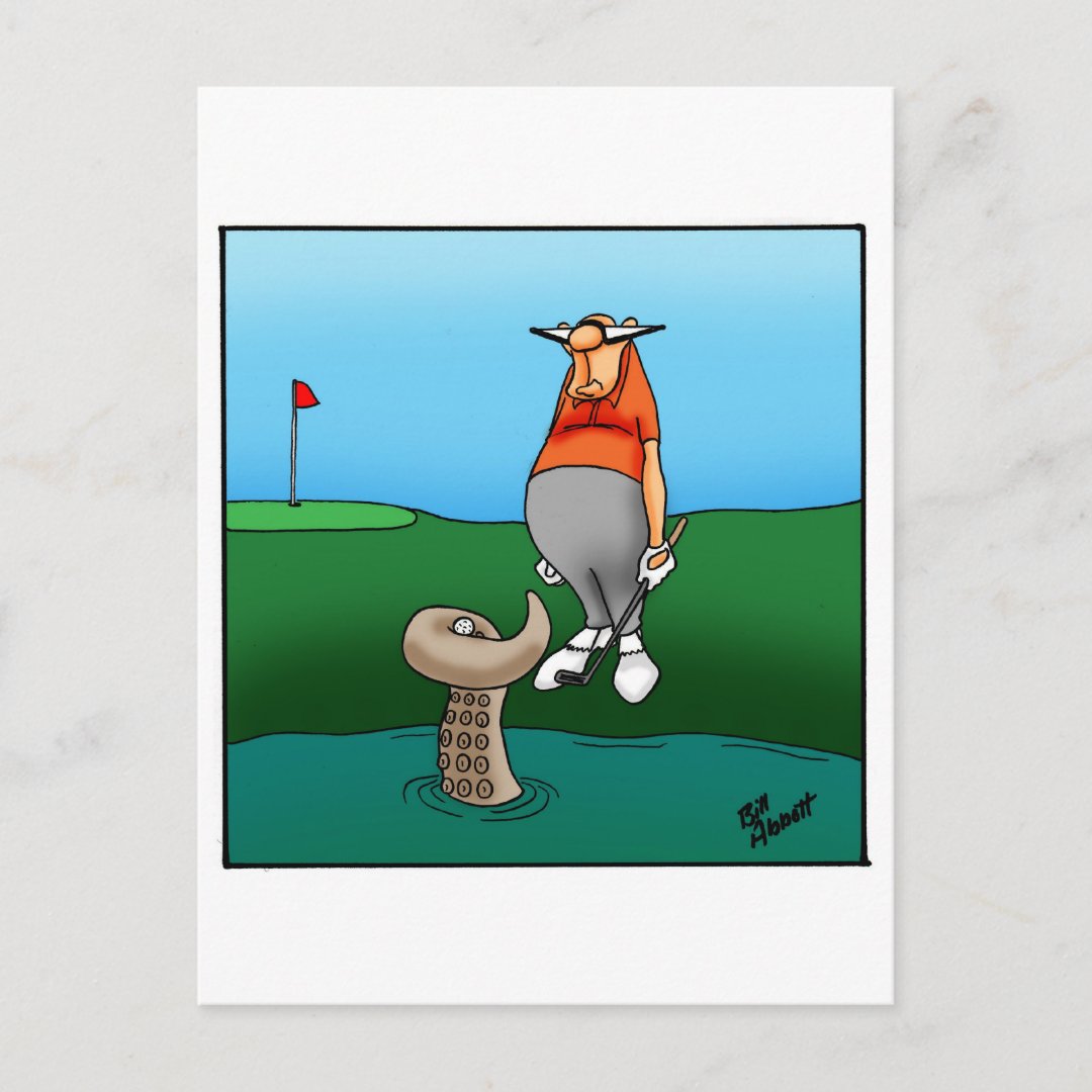 Funny Golf Humor Postcard Zazzle