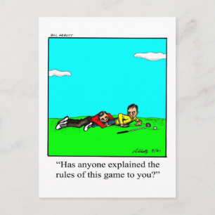 Funny Golf Humor Postcard