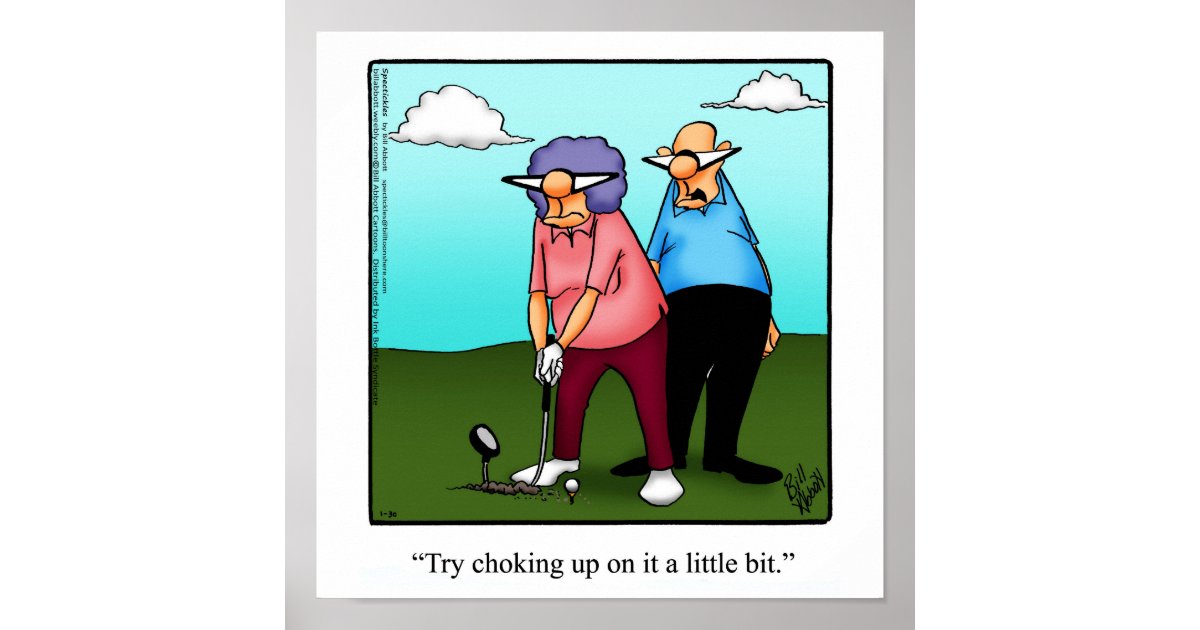 Funny Golf Humor Poster T Zazzle