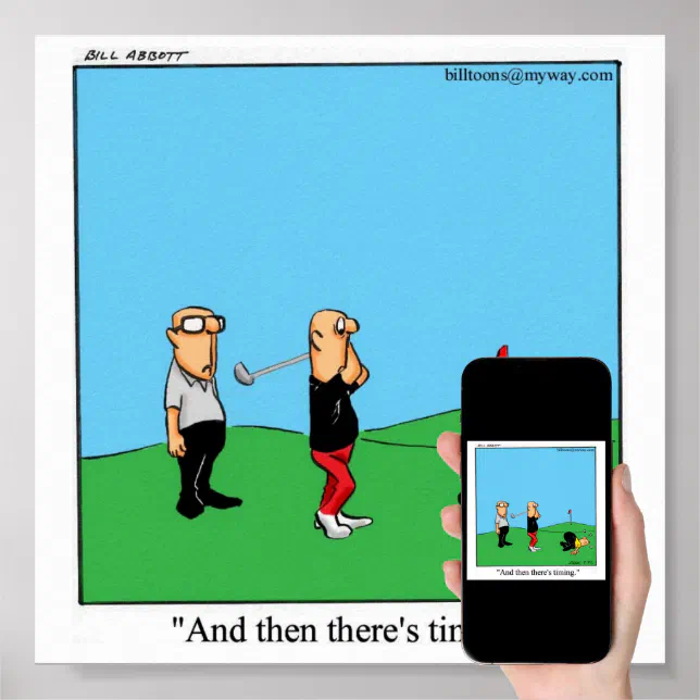 Funny Golf Humor Poster T Zazzle