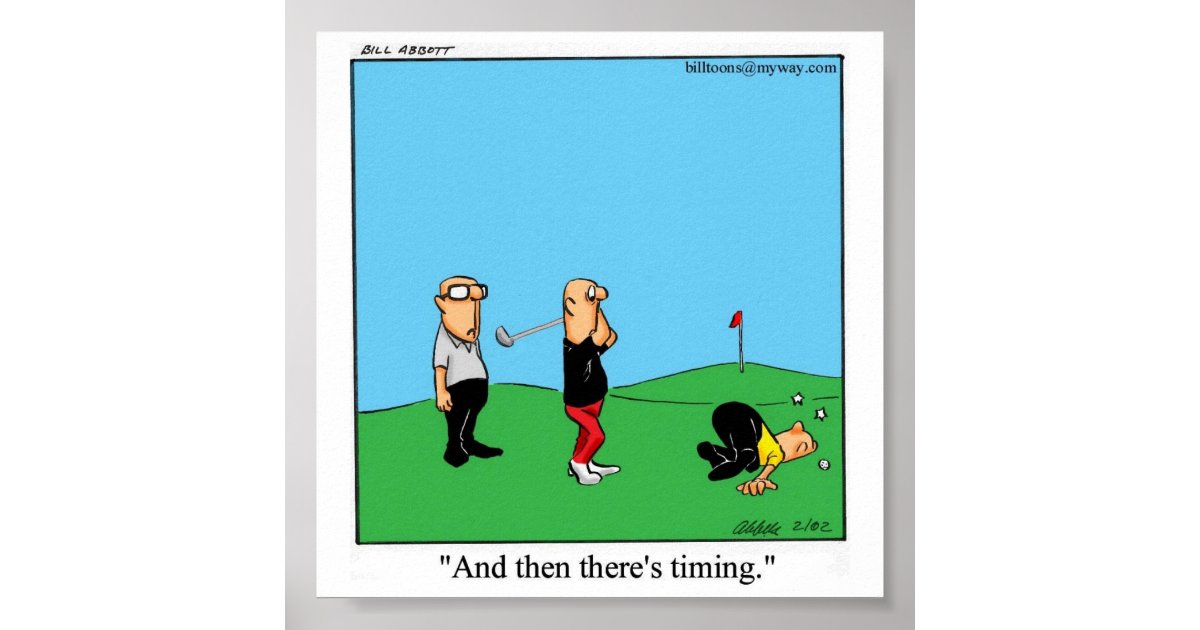 Funny Golf Humor Poster T Zazzle