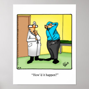 Funny Golf Humor Poster Gift