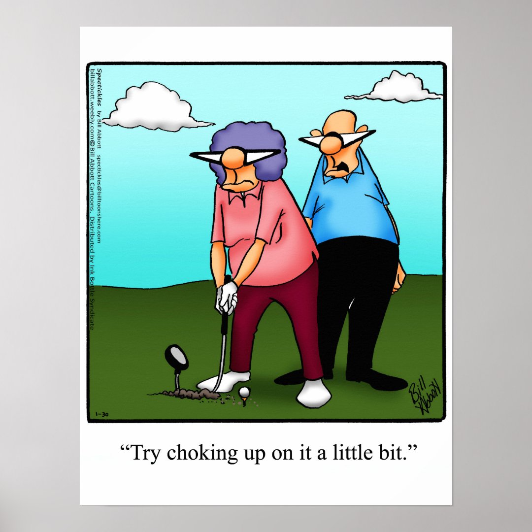 Funny Golf Humor Poster T Zazzle