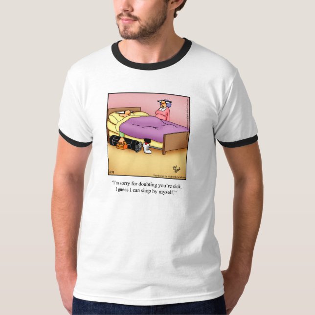 Funny Golf Humor Tee Shirt (Front)