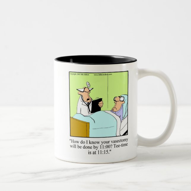 Funny Golf Humor Tee Time Mug (Right)