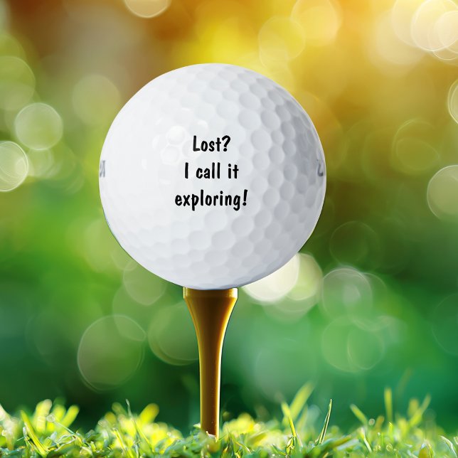 Funny Golf Joke Lost? I call it exploring custom  Balls (Creator Uploaded)
