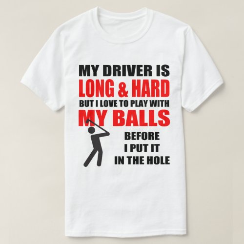 Funny Golf Joke T_Shirt