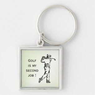 Funny Golf Keychain