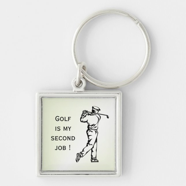 Funny Golf Keychain (Front)