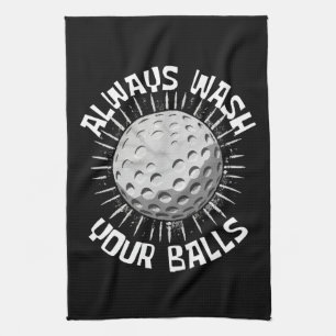 Funny-golf Kitchen Towel