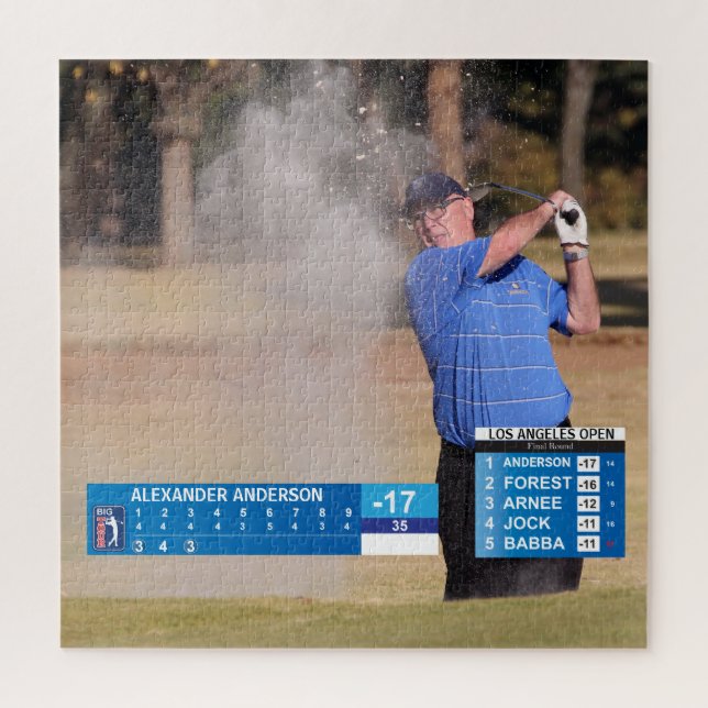 Funny Golf News 🏌️40th 50th 60th Men Birthday  Jigsaw Puzzle (Vertical)