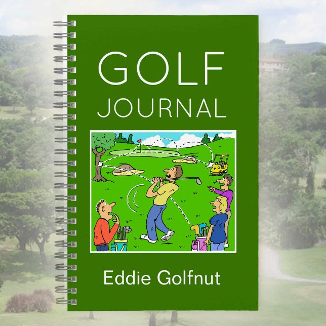 Funny Golf Notebook to Personalize (Creator Uploaded)