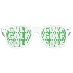 Funny golf obsession party shades sunglasses