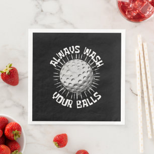 Funny-golf Paper Dinner Napkins