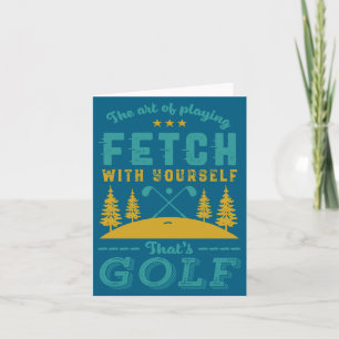 Funny Golf Player Quote Golfers Love Golfing Srt  Card