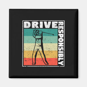 Funny Golf Player Shot Golfing Golf Humor Drive Re Magnet
