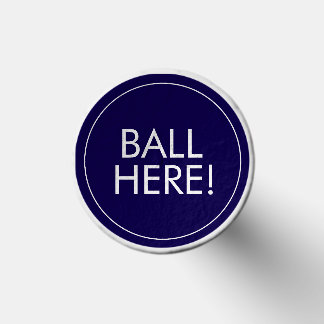 Funny Golf Quote Ball Here Navy Blue Tees