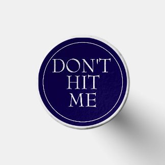 Funny Golf Quote Don't Hit Me Navy Blue Golf Tees