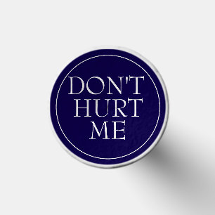 Funny Golf Quote Don't Hurt Me Navy Blue Tees