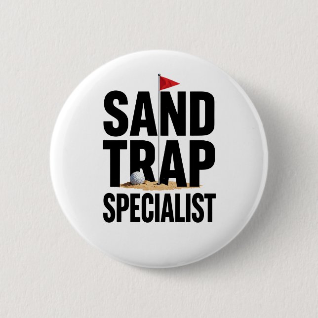 Funny Golf Quote for Golf Addicts Button (Front)