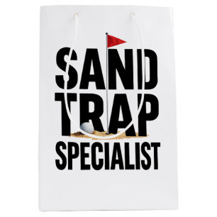 Funny Golf Quote for Golf Addicts Medium Gift Bag