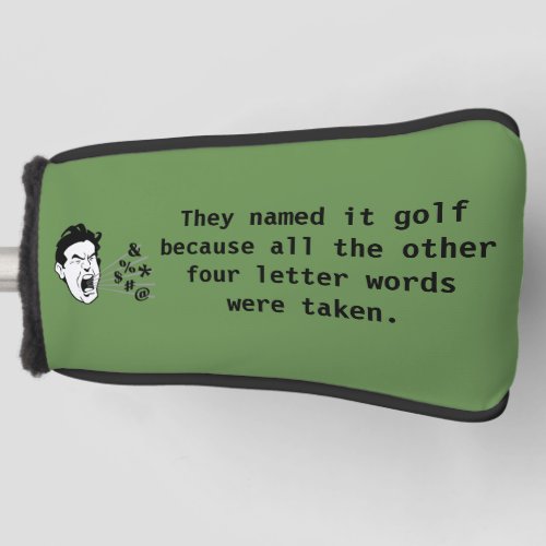 Funny Golf Quote Golf Head Cover