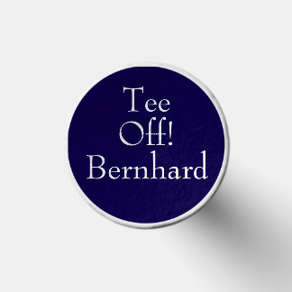 Funny Golf Quote Tee Off Name Blue Tees