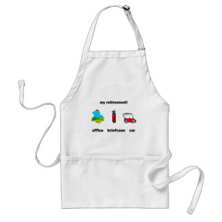 Funny golf retirement adult apron