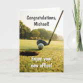 Retired Man Golfing Funny / Humorous Retirement Card For Him / Man