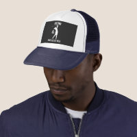 Funny golf trucker sales hats